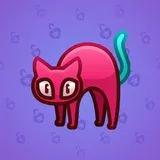 Scared Cat #6476 Scared Cat #6476