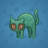 Scared Cat #6508 Scared Cat #6508
