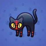 Scared Cat #6536 Scared Cat #6536