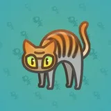 Scared Cat #6560
