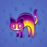Scared Cat #6602 Scared Cat #6602