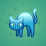 Scared Cat #6604 Scared Cat #6604