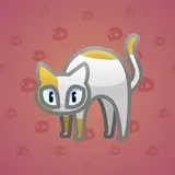 Scared Cat #6707 Scared Cat #6707