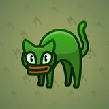 Scared Cat #6721 Scared Cat #6721