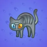 Scared Cat #6785 Scared Cat #6785