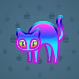 Scared Cat #6798 Scared Cat #6798