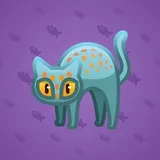 Scared Cat #6799 Scared Cat #6799