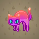 Scared Cat #6874