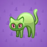 Scared Cat #6906 Scared Cat #6906