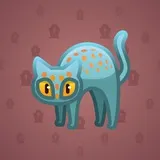 Scared Cat #6946