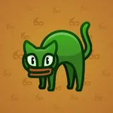 Scared Cat #6999 Scared Cat #6999