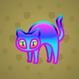 Scared Cat #7039 Scared Cat #7039