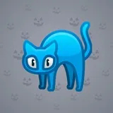 Scared Cat #7042 Scared Cat #7042