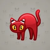 Scared Cat #709 Scared Cat #709