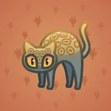 Scared Cat #7091 Scared Cat #7091