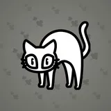 Scared Cat #7117