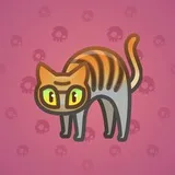 Scared Cat #7146 Scared Cat #7146