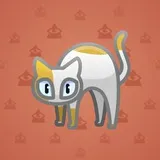 Scared Cat #7165 Scared Cat #7165