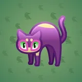 Scared Cat #7166 Scared Cat #7166