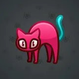 Scared Cat #7172 Scared Cat #7172