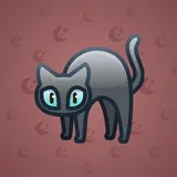 Scared Cat #7195 Scared Cat #7195