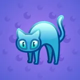 Scared Cat #7245