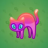 Scared Cat #7292 Scared Cat #7292