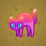 Scared Cat #7320 Scared Cat #7320