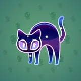 Scared Cat #7324 Scared Cat #7324