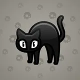 Scared Cat #7336 Scared Cat #7336