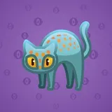 Scared Cat #7348 Scared Cat #7348