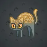Scared Cat #7434 Scared Cat #7434