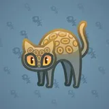 Scared Cat #7439 Scared Cat #7439