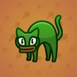 Scared Cat #7442 Scared Cat #7442
