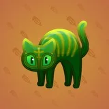 Scared Cat #7443 Scared Cat #7443
