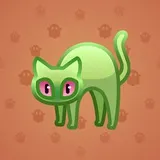 Scared Cat #7452 Scared Cat #7452