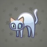 Scared Cat #7460 Scared Cat #7460