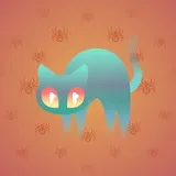 Scared Cat #7470 Scared Cat #7470