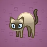 Scared Cat #7542 Scared Cat #7542