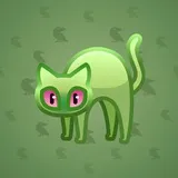Scared Cat #7637 Scared Cat #7637