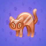 Scared Cat #7687 Scared Cat #7687