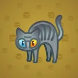 Scared Cat #7733
