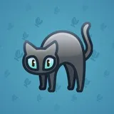 Scared Cat #7753 Scared Cat #7753