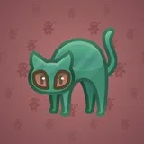 Scared Cat #7830 Scared Cat #7830