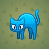 Scared Cat #7864 Scared Cat #7864