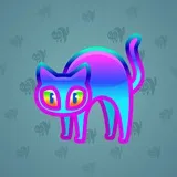 Scared Cat #8056 Scared Cat #8056