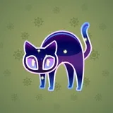 Scared Cat #8077 Scared Cat #8077