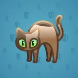 Scared Cat #8104 Scared Cat #8104