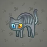 Scared Cat #8189 Scared Cat #8189