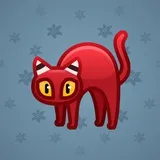 Scared Cat #8205 Scared Cat #8205